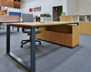 Manažerský stůl MANAGER LINE - NMO s podstavnou skříní Nábytek | Kancelářský nábytek | Stoly