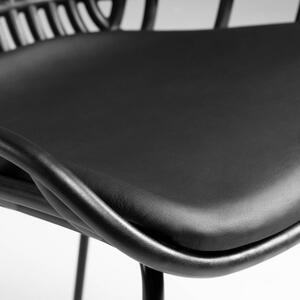 Černá plastová jídelní židle Kave Home Surpik