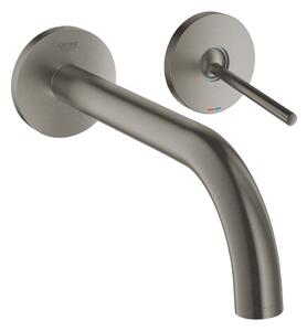 Grohe Atrio - dvouotvorová baterie s joystickem, kartáčovaný Hard Graphite 19918AL3