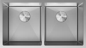 Mexen Binox dřez ocelový 2-komorový 800 x 450 mm, inox - 6421802000-01