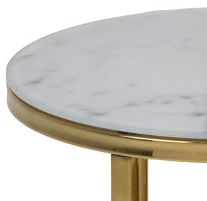 Design Scandinavia Konferenční stolek Alisma, (SADA 2 ks), bílá