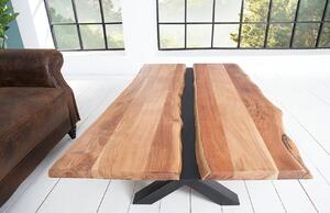 Moebel Living Masivní akátový konferenční stolek Tanzani 120x80 cm