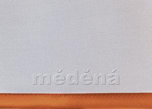 Kusová záclona Ariel - mix barev oranžová 120x300