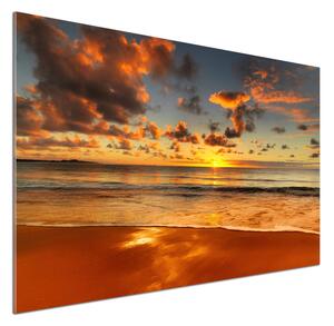 Panel lacobel Západ slunce pláž pl-pksh-100x70-f-40275478