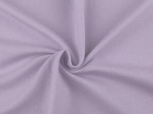 Teplákovina bavlněná nepočesaná jednobarevná METRÁŽ - 7 (26) fialová lila světlá