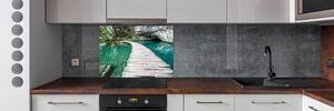 Panel do kuchyně Plitvická jezera pl-pksh-100x70-f-44743153