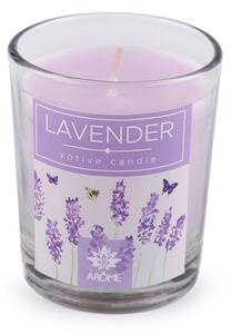 Vonná svíčka ve skle 60 g - 1 (lavender) levandulová