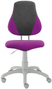 Alba židle FUXO V-line fialovo-šedá