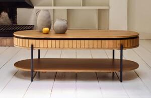 Dřevěný konferenční stolek Kave Home Licia 130 x 65 cm