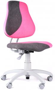 Alba dětská židle FUXO S-line růžovo-šedá SKLADOVÁ