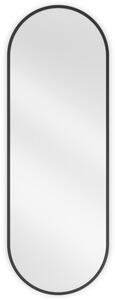 Mexen Loft oválné koupelnové zrcadlo 100 x 35 cm, černý rám - 9851-100-035-000-70