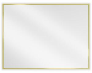 Mexen Loft koupelnové zrcadlo obdélníkové 80 x 60 cm, zlatý rám - 9852-080-060-000-50