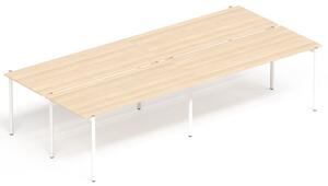NARBUTAS - Čtyřmístný pracovní stůl ZEDO 240x144,5 cm