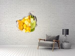 Nálepka 3D díra samolepící Ovoce a zelenina nd-p-102085174