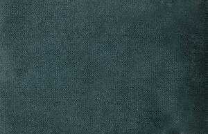 Hoorns Petrolejově modrá sametová dvoumístná pohovka Sanba 187 cm