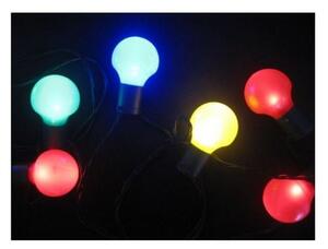 NEZARAZENO Zahradní párty osvětlení, 20x LED, 18,5m, barevné, IP44
