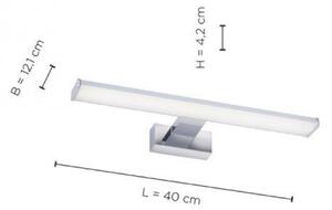 JUST LIGHT LEUCHTEN DIRECT LED nástěnné svítidlo, svítidlo k zrcadlu, chrom, L=40cm 4000K LD 11132-17