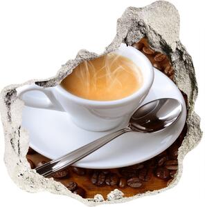 Nálepka díra na zeď Aromatická káva nd-p-78269742