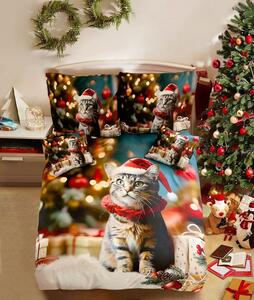 3D Bavlněné povlečení HOLLY PAWS barevné + povlak na polštářek 40x50 cm zdarma Rozměr povlečení: 70 x 90 cm | 140 x 200 cm