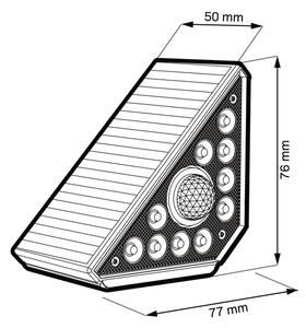 LED Solární svítidlo se senzorem ARI LED/4,5W/3,7V 600 mAh IP44 bílá