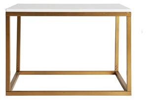 MUZZA Konferenční stolek gleb 60 x 60 cm zlatý