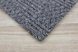 Metrážový koberec Globus 6024 tmavě šedý - S obšitím cm