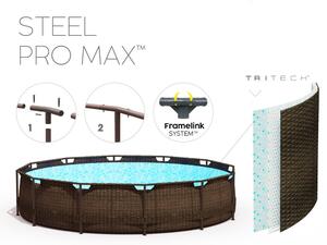 Bestway Steel Pro Max Rattan 3,66 x 1 m 56709