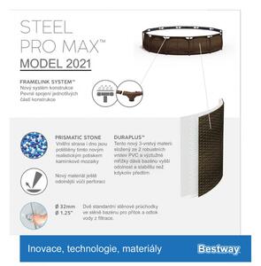 Bestway Steel Pro Max Rattan 3,66 x 1 m 56709