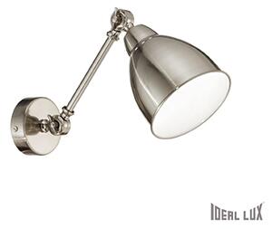 IDEAL LUX Nástěnná lampička NEWTON, stříbrná 016399