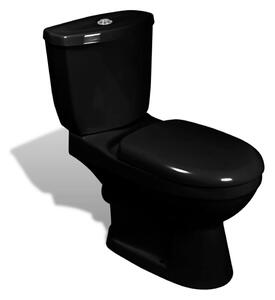 Záchodová mísa s nádržkou černá
