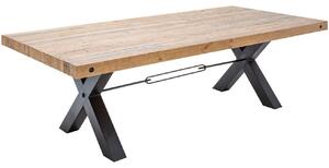 Moebel Living Masivní borovicový jídelní stůl Hogan 200x100 cm