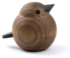 Novoform Dřevěný ptáček Mini Sparrow - Smoked Oak NVF116