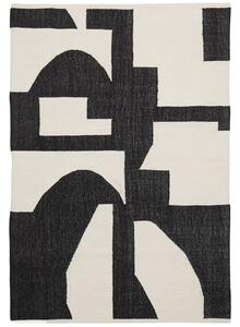 Černobílý koberec Kave Home Sotty 160 x 230 cm