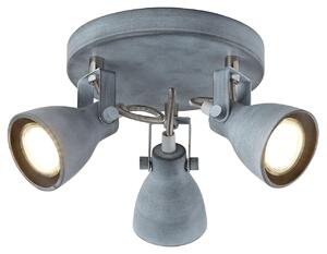 CLX Bodové stropní svítidlo ALFREDO, šedé 98-64325