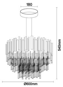 Brilagi - Přisazený lustr PLAZA 9xE14/40W/230V pr. 60 cm