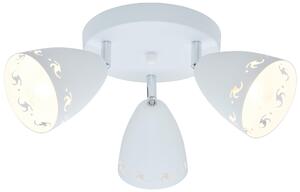 CLX Moderní stropní bodové svítidlo CESARE, bílá 98-67135