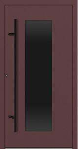 Hliníkové vchodové dveře FM Turen Premium P90 M28 BLACKLINE červenohnědá RAL3099