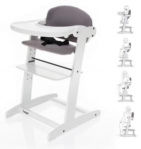 Zopa Grow-Up rostoucí židlička White Grey