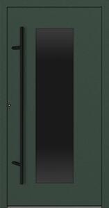 Hliníkové vchodové dveře FM Turen Premium P90 M28 BLACKLINE zelená RAL6009