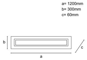 LED Stmívatelné stropní svítidlo LED/55W/230V 3000-6500K + dálkové ovládání