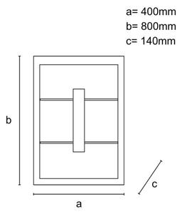 LED Stmívatelný přisazený lustr LED/55W/230V 3000-6500K + dálkové ovládání
