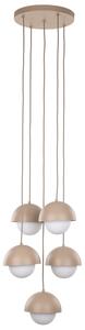 TK Lighting Závěsné svítidlo na lanku 10966 BONO písková 5XG9