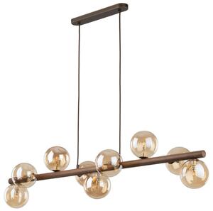 TK Lighting Závěsné svítidlo na lanku 11097 ESTERA WOOD ořech jantar