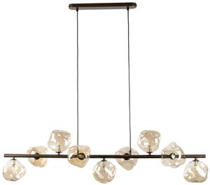 TK Lighting Závěsné svítidlo na lanku 11037 LAVA hnědá