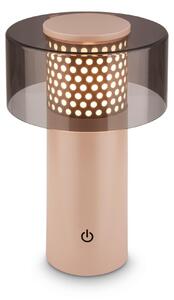 BRILONER Gila stolní lampa - 2,6W, 200lm, bezdrátová, LED, IP44, dotykový vypínač, stmívatelná, antracit/béžová 7669011
