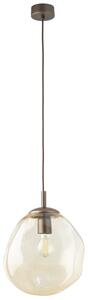 TK Lighting Závěsné svítidlo na lanku 11326 LAVA M hnědá