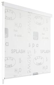 Sprchová roleta 140 x 240 cm se vzorem „Splash"