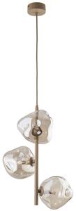 TK Lighting Závěsné svítidlo na lanku 11107 LAVA písková