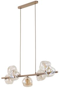 TK Lighting Závěsné svítidlo na lanku 11109 LAVA písková