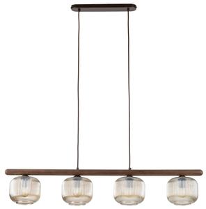 TK Lighting Závěsné svítidlo na lanku 11070 SALVIA hnědá